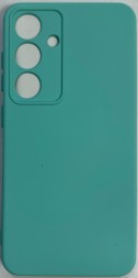 Накладка для Samsung Galaxy S24 Silicone cover без логотипа бирюзовый