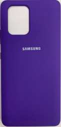 Накладка для Samsung Galaxy M31S Silicone cover фиолетовая