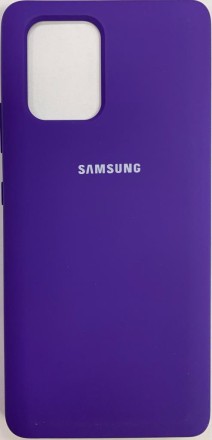  Накладка для Samsung Galaxy M31S Silicone cover фиолетовая