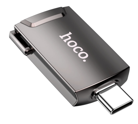  Переходник Hoco UA19 Type-C на HDMI 4K серый
