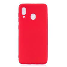 Накладка для Huawei Honor 8C Silicone cover красная
