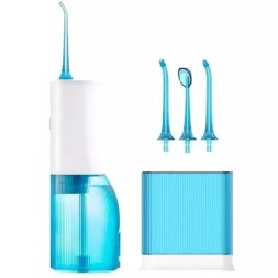 Электрический ирригатор для полости рта Soocas W3 pro Global (4 насадки) синий 