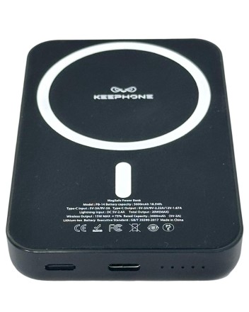  Powerbank с беспроводной зарядкой Keephone PB-14 5000mAh 1C 20W PB-14BK черный