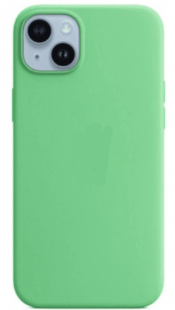 Чехол-накладка  i-Phone 14 Silicone icase  №31 зеленая