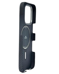 Накладка для i-Phone 16 Pro 6.3&quot; Pitaka Ultra Slim Case&amp;Grip 3 черно-серая