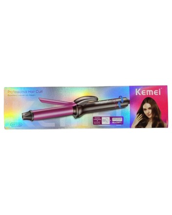  Плойка для волос Kemei KM-3125 красно-черная