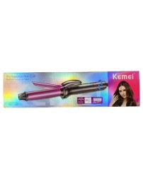 Плойка для волос Kemei KM-3125 красно-черная