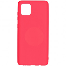 Накладка для Samsung Galaxy A02S/M02S Silicone cover красная
