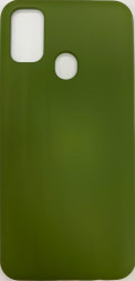 Накладка для Samsung Galaxy M21 Silicone cover без логотипа зеленая