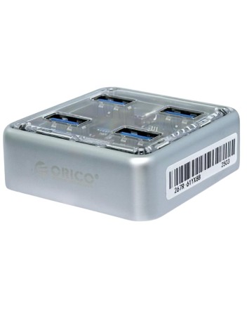  USB-С хаб Orico XHJ4U 4xUSB3.2 серый