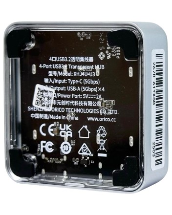  USB-С хаб Orico XHJ4U 4xUSB3.2 серый