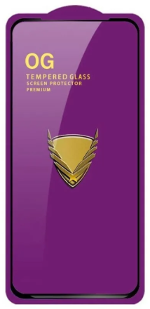  Защитное стекло для Xiaomi Redmi Note 10/10S OG Purple черное