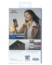 Накладка для Samsung Galaxy S25 Plus Keephone Kevlar Sunset Magsafe коричневый