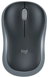 Мышь беспроводная Logitech M185 оптическая 1000DPI серая
