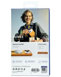 Накладка для i-Phone 17 Pro Max Keephone Sumee Non-Yellowing MagSnap оранжевая