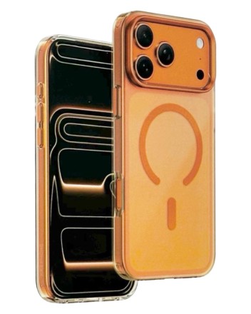  Накладка для i-Phone 17 Pro Max Keephone Mococo MagSnap оранжевая