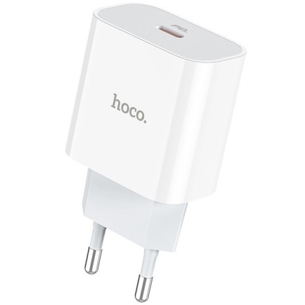  Сетевое зар. устр. Hoco C76A Plus 1C 20W белое
