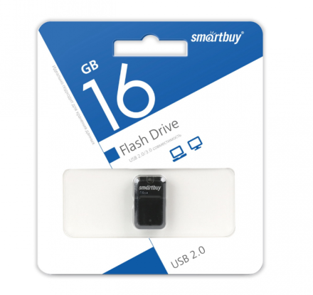  USB флеш накопитель Smartbuy 16GB ART Black (SB16GBAK)