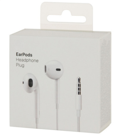  Наушники гарнитура EarPods 3,5 mm Jack (Оригинал)