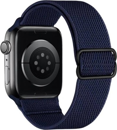  Сменный ремешок для Apple Watch 42/44/45мм Hoco WA04 темно-синий