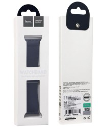 Сменный ремешок для Apple Watch 42/44/45мм Hoco WA04 темно-синий
