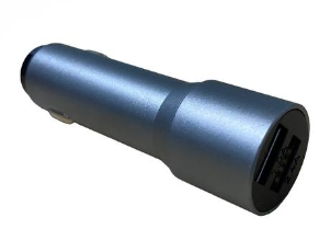  Автомобильное заряд. устр. YY-CT-3A 2USB 2.4A серебристое