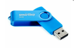 USB флеш накопитель SmartBuy 004GB Twist Blue (SB004GB2TWB)