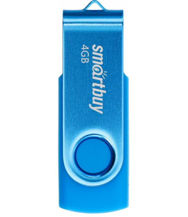  USB флеш накопитель SmartBuy 004GB Twist Blue (SB004GB2TWB)