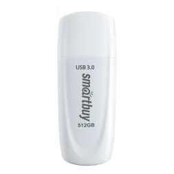 3.0/3.1 USB флеш накопитель Smartbuy 512 GB Scout белый (SB512GB3SCW)