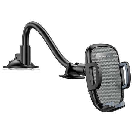  Держатель в автомобиль на торпеду Borofone BH54 с зажимом черный