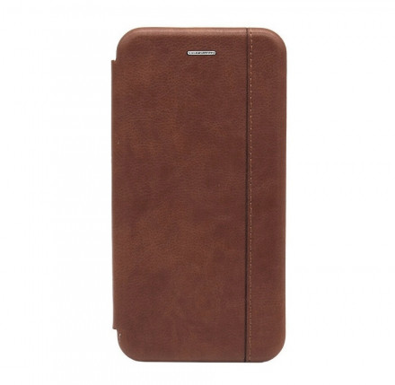 Чехол-книжка Samsung Galaxy A71 Nice Case кожаная боковая коричневая