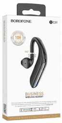 Bluetooth-гарнитура Borofone BC31 BT5.0/70mAh/10ч черная