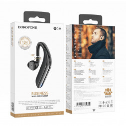 Bluetooth-гарнитура Borofone BC31 BT5.0/70mAh/10ч черная