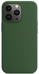 Чехол-накладка  i-Phone 15 Pro Silicone icase  №49 тёмно-зеленая