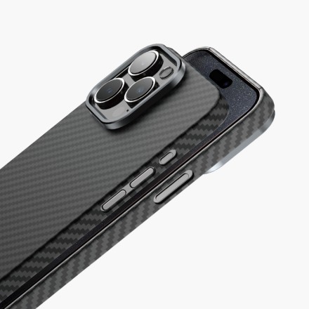  Накладка для i-Phone 15 Pro Max Keephone Kevilar MagSnap черный