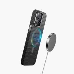 Накладка для i-Phone 15 Pro Max Keephone Kevilar MagSnap черный