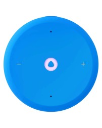 Умная колонка Яндекс Станция Лайт 2 с часами синяя