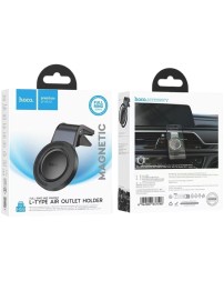 Держатель в автомобиль в воздуховод Hoco H59 магнитный черный