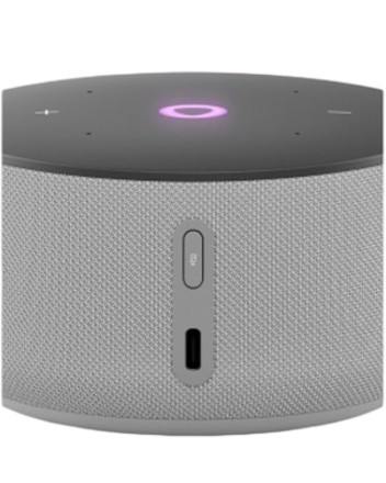  Умная колонка Яндекс Станция Мини 3 с часами серая