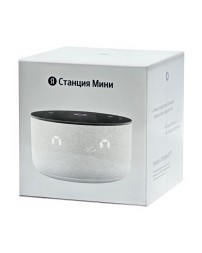 Умная колонка Яндекс Станция Мини 3 с часами серая