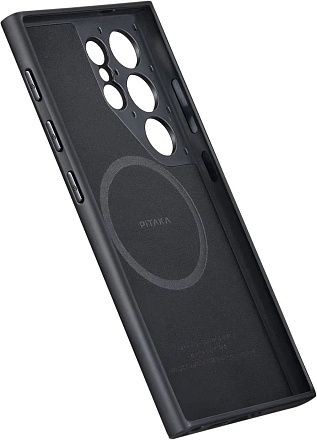  Накладка для Samsung Galaxy S24 Ultra PitakaPinButton Magez Case Pro 4 черно-серый