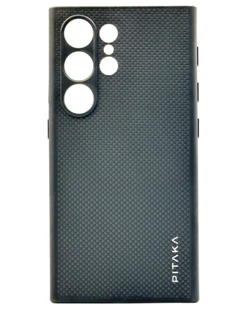  Накладка для Samsung Galaxy S24 Ultra PitakaPinButton Magez Case Pro 4 черно-серый