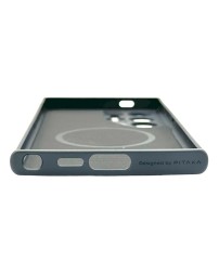 Накладка для Samsung Galaxy S24 Ultra PitakaPinButton Magez Case Pro 4 черно-серый