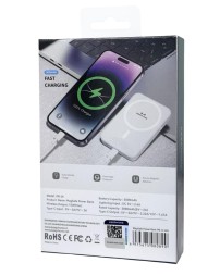 Powerbank с беспроводной зарядкой Keephone PB-14 5000mAh 1C 20W PB-14BWH белый