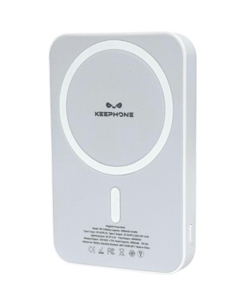  Powerbank с беспроводной зарядкой Keephone PB-14 5000mAh 1C 20W PB-14BWH белый
