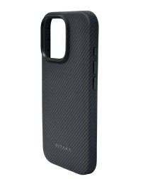 Накладка для i-Phone 16 Pro 6.3&quot; Pitaka Military-Grade Protective Case черно-серый