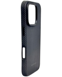 Накладка для i-Phone 16 Pro 6.3&quot; Pitaka Military-Grade Protective Case черно-серый