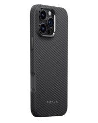 Накладка для i-Phone 16 Pro 6.3&quot; Pitaka Military-Grade Protective Case черно-серый