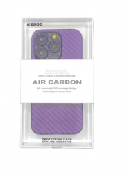 Накладка для i-Phone 14 Pro Max K-Doo Air Carbon пластик фиолетовая