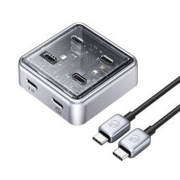 USB-С хаб Orico XHJ4C-G2 4USB-C серый